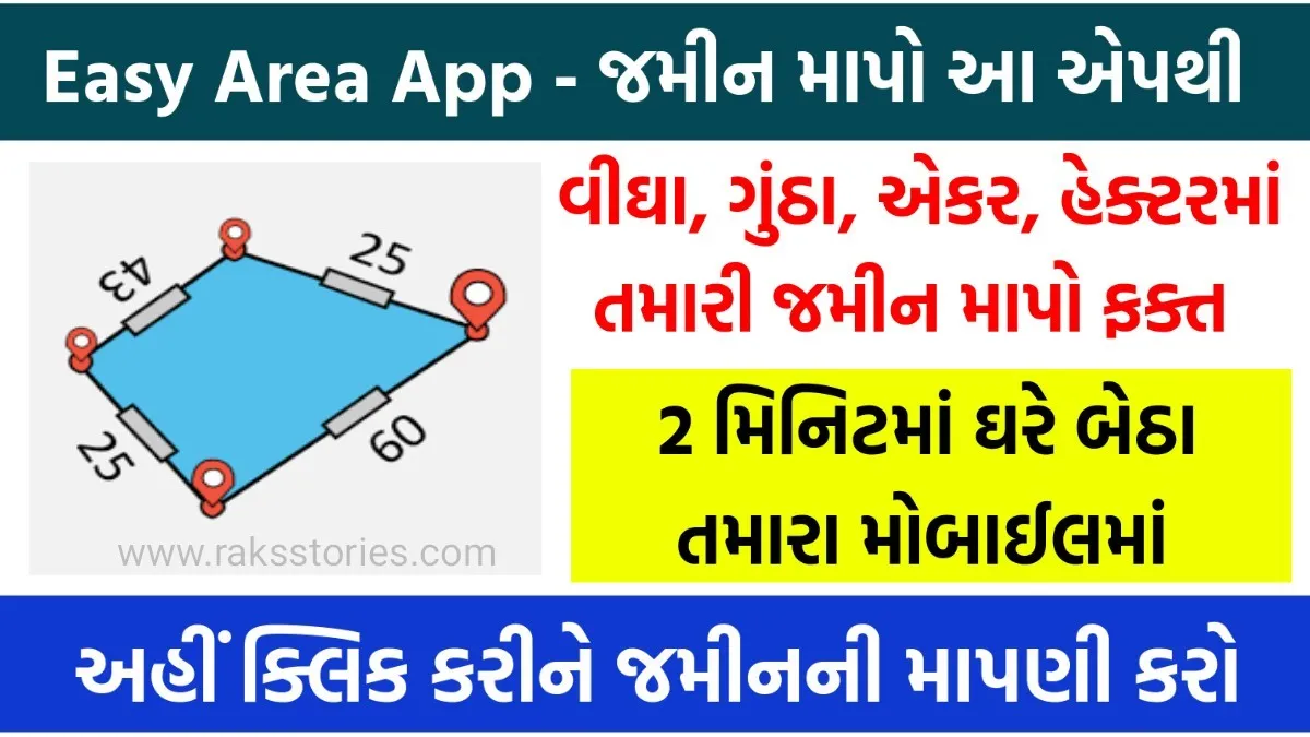 Easy Area App: Measure your land in bigha, guntha, acre, hectare easily with this app, know more